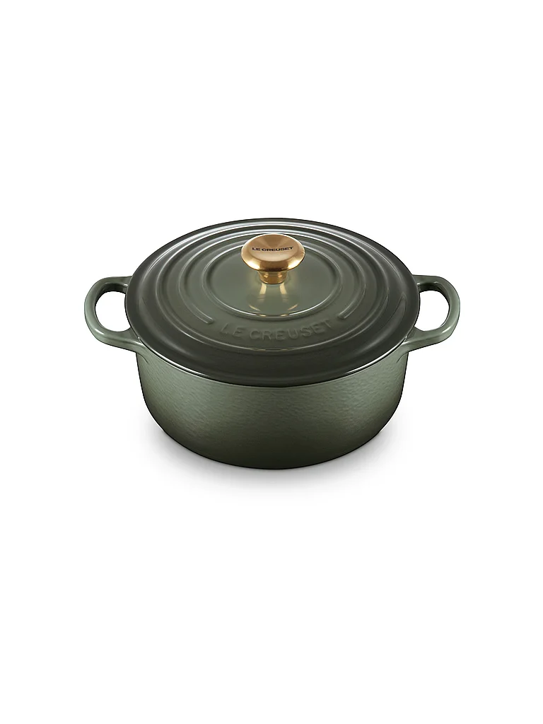 LE CREUSET Cazuela redonda SIGANTURE 20cm/2,4l verde oscuro